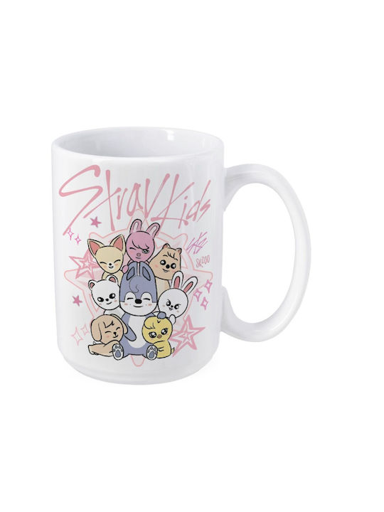 Koupakoupa Stray Kids Pink Чаша Керамично Розов 450мл
