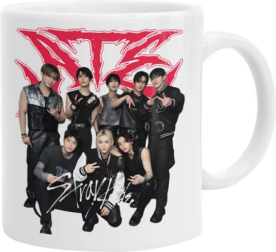 Koupakoupa Stray Kids K-pop Band Mug Ceramic Brown 330ml