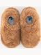 Kids Slippers Boots Brown