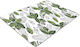 Covoraș De Podea Protecție Roți Scaun Model Botanic 120x90 Cm