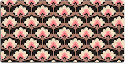 Schreibtischunterlage Vinyl Blumenmuster 100x50 cm