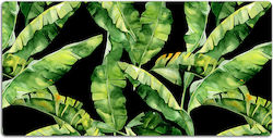 Desk Pad Decorative Print Tropical Leaf 100x50 Cm
