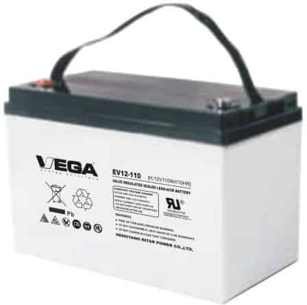Vega Ritar Μπαταρία UPS με Χωρητικότητα 100Ah και Τάση 12V EV12-100SH 1τμχ