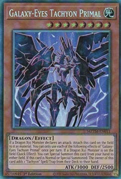 Galaxy-eyes Tachyon Primal V.2 Collectors Rare