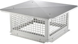 Capac Pentru Tub De Fum 431.8x431.8 Mm Oțel Inoxidabil