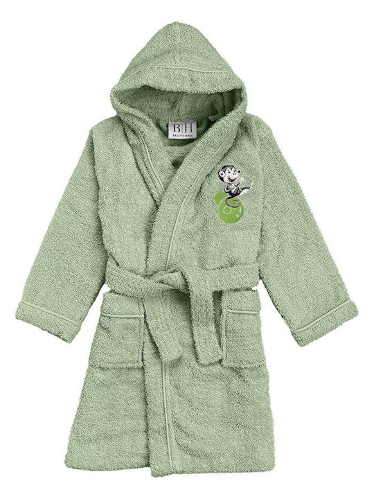 Beauty Home Бебешко пончо Худи Green