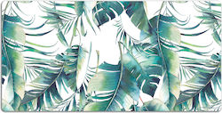 Vinyl Desk Pad Keyboard Mouse XL Palm Leaves 90...
