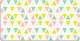 Surface Mat Keyboard Mouse Colored Triangles 10...
