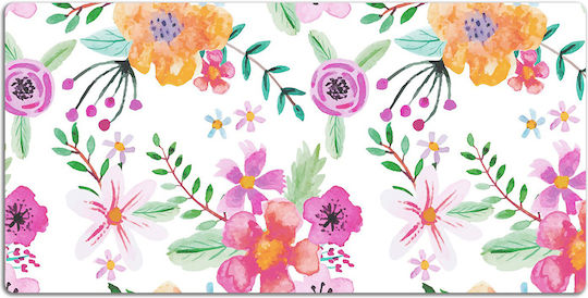 Tăvi Pentru Birou Organizare Tastatură Mouse Design Floral 100x50 Cm