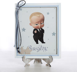 Bellissimo Baby Boss Κάδρο Ευχών από Ξύλο
