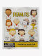 Peanuts Seria 2 Clip de Geantă 3D Figură Conținut Aleatoriu
