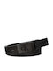 Ανδρική Ζώνη Δερμάτινη Μαύρη