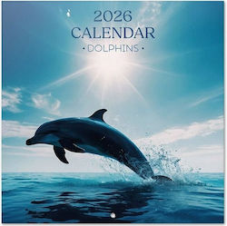 Erik Стенен Календар 2026 30x30см Делфини Erik Стенен Календар 2026 30x30см Делфини