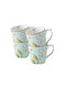 Σετ Κούπες Πορσελάνης Mint Uni 32cl Laura Ashley Heritage Σετ 4 Τεμαχίων Giftbox La182795 00054166