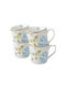 Σετ Κούπες Πορσελάνης 32cl Cobblestone Pinstripe Σετ 4 Τεμαχίων Laura Ashley Heritage La182791 00053352
