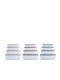 Espiel Set Ornamente de masă de Crăciun L20xW13.5xD6.3cm. 12buc