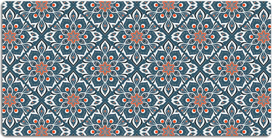 Decorative Protective Desk Pad Home Office Mandala Design 100x50 Cm