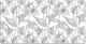 Decorative Desk Pad Home Office Flower Sketches...