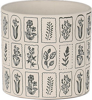 Marhome Übertopf Beton Beige 11.8x11.8x10.5εκ.