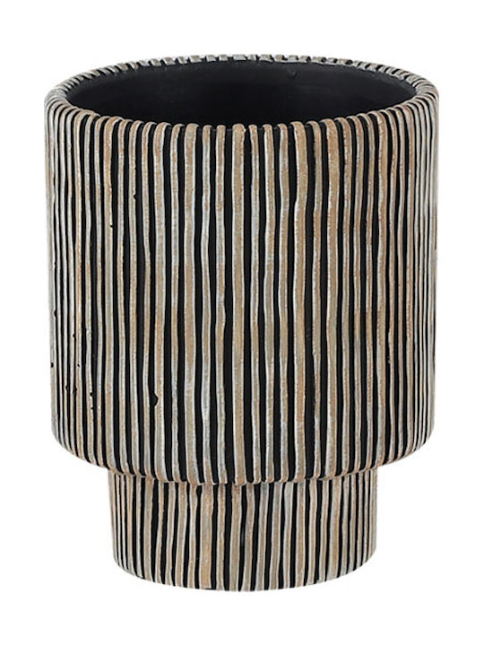 Marhome Planter Concrete Beige with Stand 17.5x17.5x22cm.