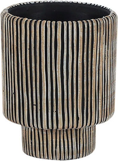 Marhome Κασπώ Τσιμεντένιο Μπεζ με Βάση 14.5x14.5x18εκ.