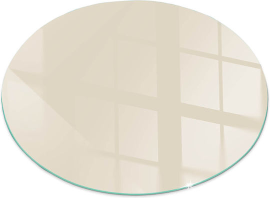 Schutzplatte Vorne Kamin Hartglas Beige Fi 50 Cm