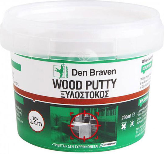Bostik Den Braven Wood Putty Water / Acrylic Walnut 200gr