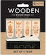 Wooden Bookmarks Cozywood Set 4 Pieces Yoga