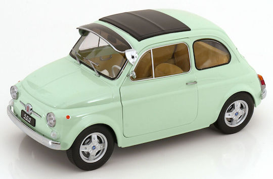 1/12 Fiat 500f Custom 1968 Mint Green Opening Doors & Roof