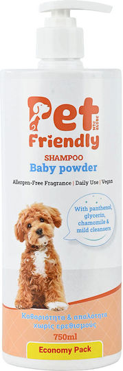 Pet Friendly Hundeshampoo Baby Powder – Allergiefreier Duft – Hundeshampoo 750ml