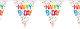 Γιρλάντα Happy Bday Dots 10 Μέτρα