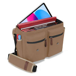 Enhance Designer Edition Dnd Tasche Stilvolle Rpg Spieler Messenger Tasche Hellbraun