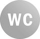 Wc – Στρογγύλη Πινακίδα Σήμανσης Ανοξειδωτο-ατσαλι-inox