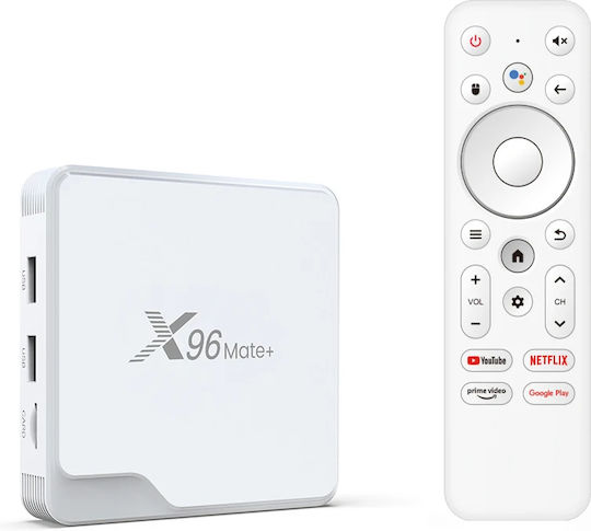 TV-Box X96Q Mate+ 6K UHD mit WiFi 2GB RAM und 16GB Speicherplatz mit Betriebssystem Android 14.0