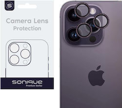 Sonique Glitter Lens Pro Προστασία Κάμερας Tempered Glass Μωβ για το iPhone 14 Pro, iPhone 14 Pro Max