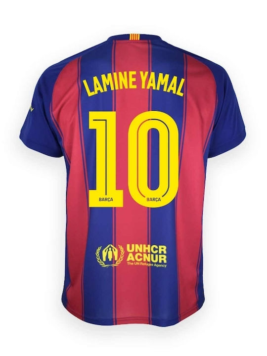 Men's Football Shirt F.C Barcelona Lamine Yamal 1st Home Jersey 25