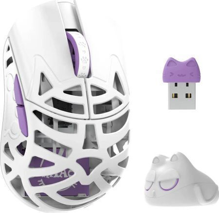 WLmouse Beast Miao Ασύρματο & Ενσύρματο Ποντίκι Λευκό