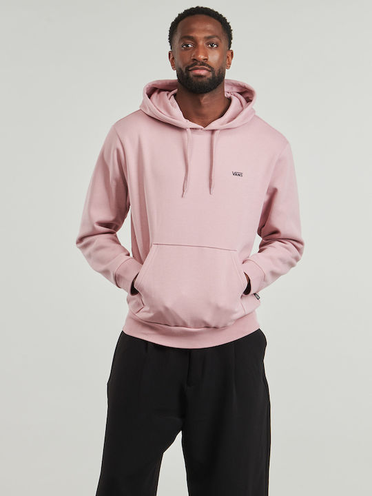 Vans Left Chest Po Φούτερ με Κουκούλα Ροζ
