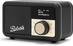 Roberts Revival Petite 2 Επιτραπέζιο Επαναφορτιζόμενο Μαύρο