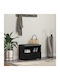 Entry Furniture with Bench Black Beech 60x38x46cm