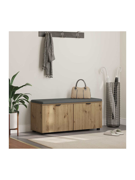 Έπιπλο Εισόδου με Παγκάκι Artisan Oak 100x38x46εκ.