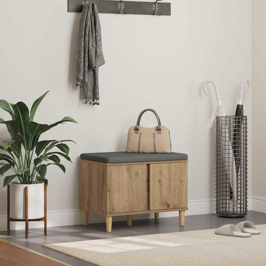 Eingangsmöbel mit Bank Artisan Oak 60x38x46cm