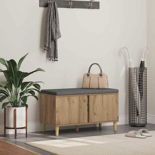 Entry Furniture with Bench Artisan Oak 60x38x46cm