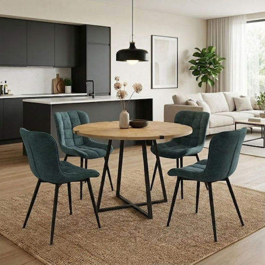 Esszimmer Rubes - Chiara 5Stück 100x100cm