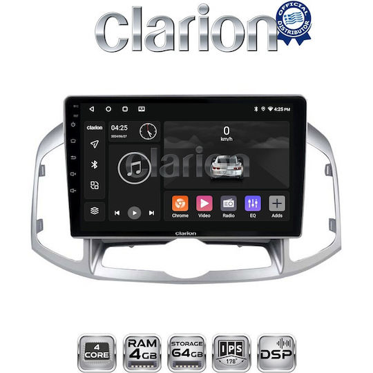 Clarion Auto-Audiosystem für Chevrolet Captiva 2006 > 2018 (Bluetooth/USB/WiFi/GPS/Apple-Carplay/Android-Auto)