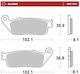 Moto-master Metallic Motorcycle Brake Pads 402505 1 Set 1 Caliper
