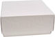 Papier Box für Geschenke Weiß 8x3.5x8cm.