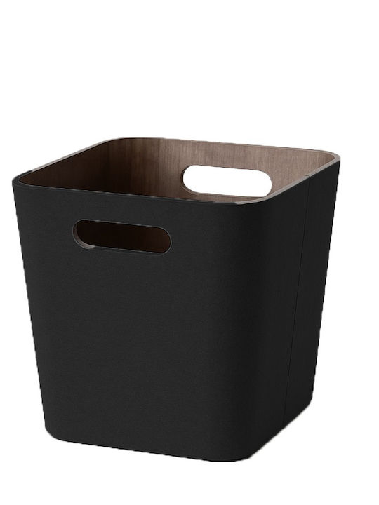 Espiel Set dekorative Körbe Schwarz 27x27x28cm 6Stück