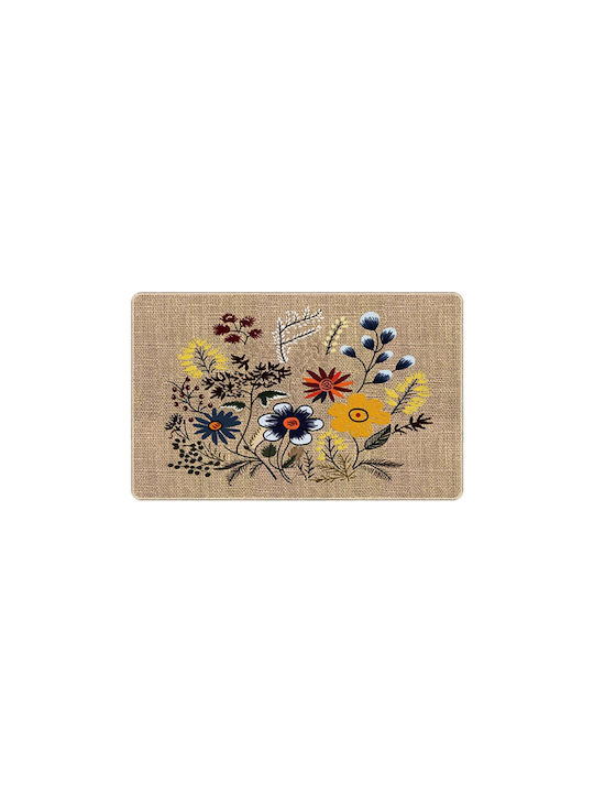 Miami Kitchen Mat 40x60 Cm Non-Slip Absorbent Linen Straw Look No 5
