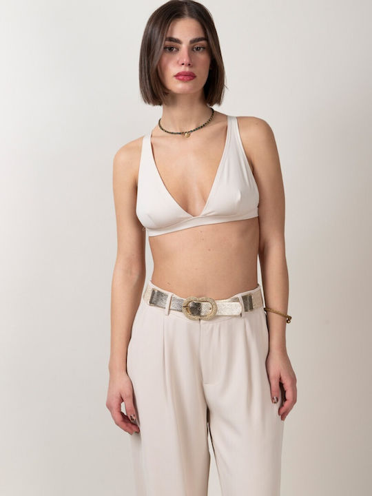 Helmi Bralettes Triangel Bustier Elastisch Crem